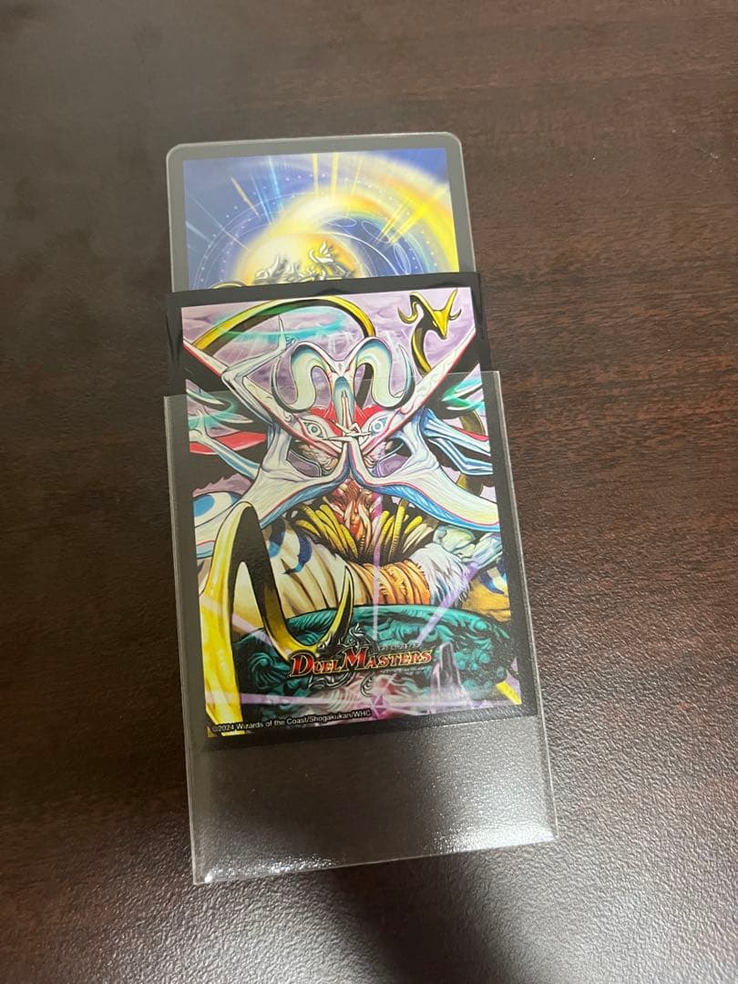 デュエルマスターズ　黒緑バロムデッキ　三重スリーブ