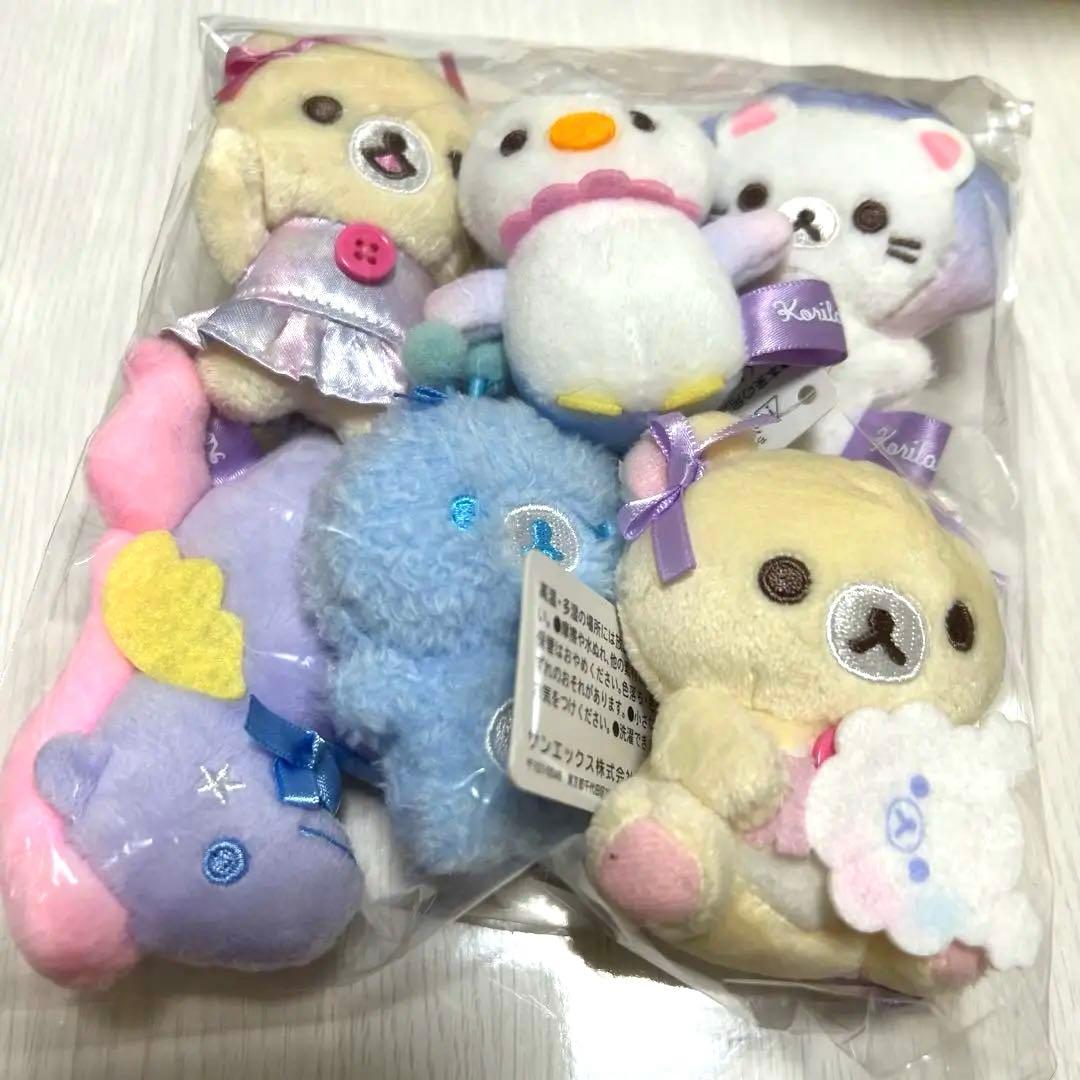 リラックマ くるりん わたあめ てのりぬいぐるみ 6点 かぶりなし