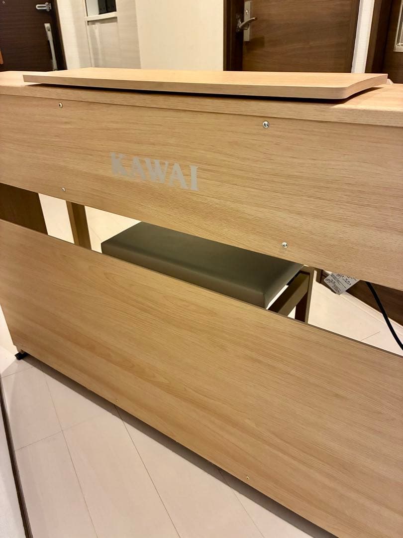 【値引き】KAWAI 電子ピアノ CN201 2022年製 ライトオーク（イス無