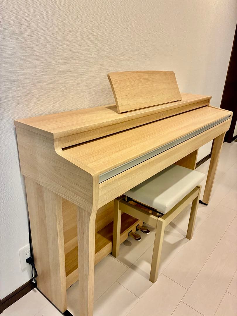 【値引き】KAWAI 電子ピアノ CN201 2022年製 ライトオーク（イス無