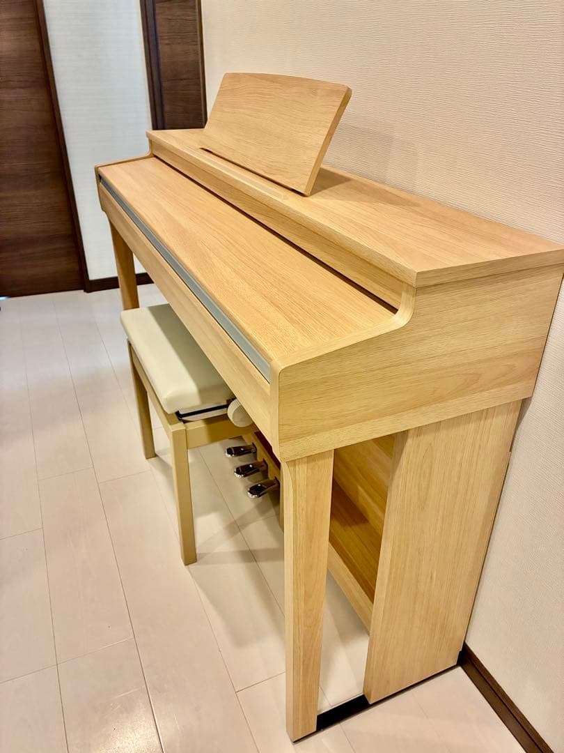 【値引き】KAWAI 電子ピアノ CN201 2022年製 ライトオーク（イス無