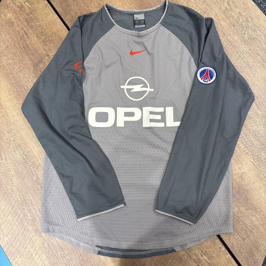 レア Nike パリサンジェルマン 長袖ゲームシャツ OPELセンターロゴ