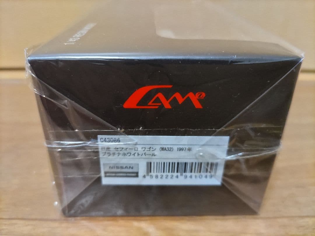 CAM@ 1/43 セフィーロ ワゴン WA32 1997年 プラチナホワイト