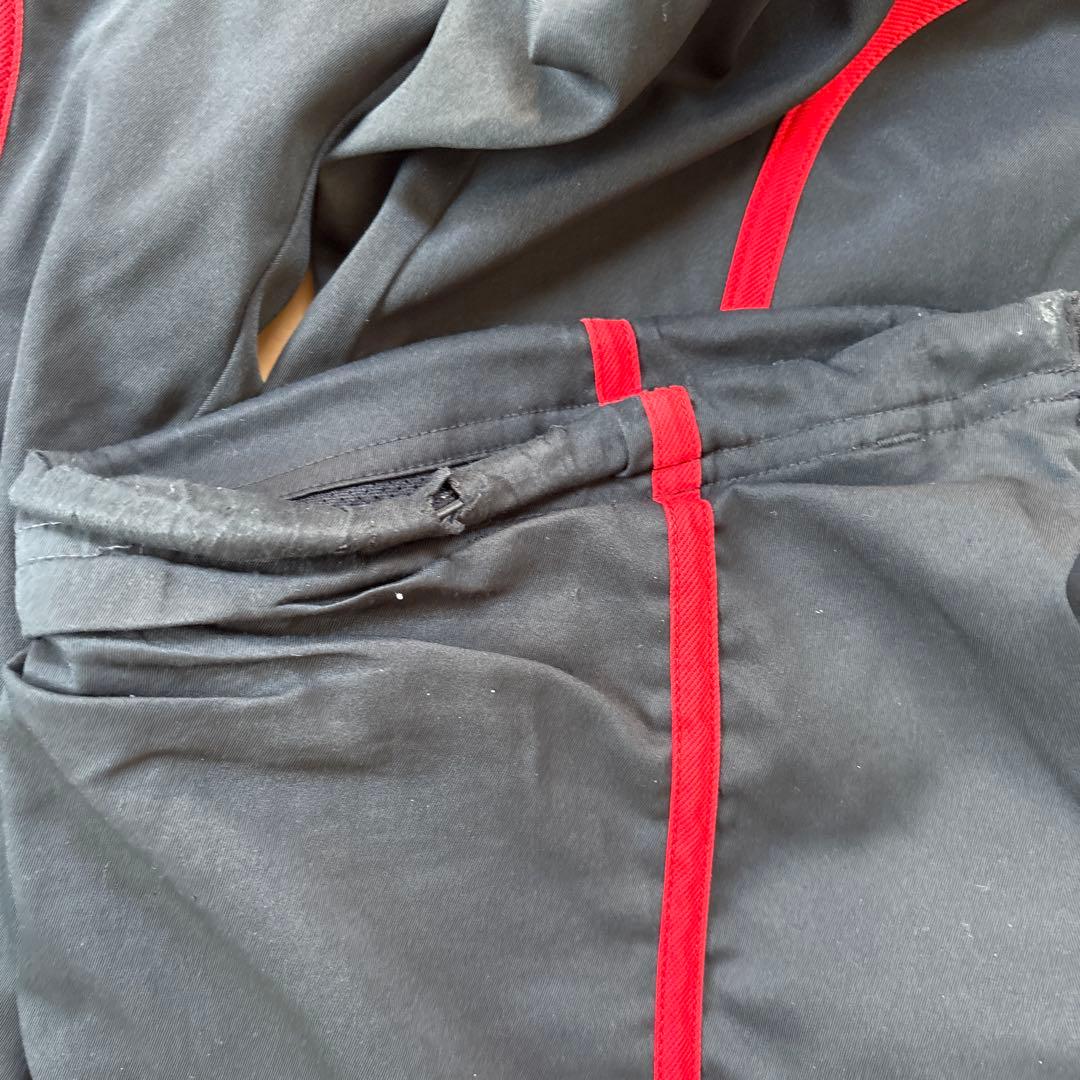 canterbury ウォームアップパンツ 黒 赤