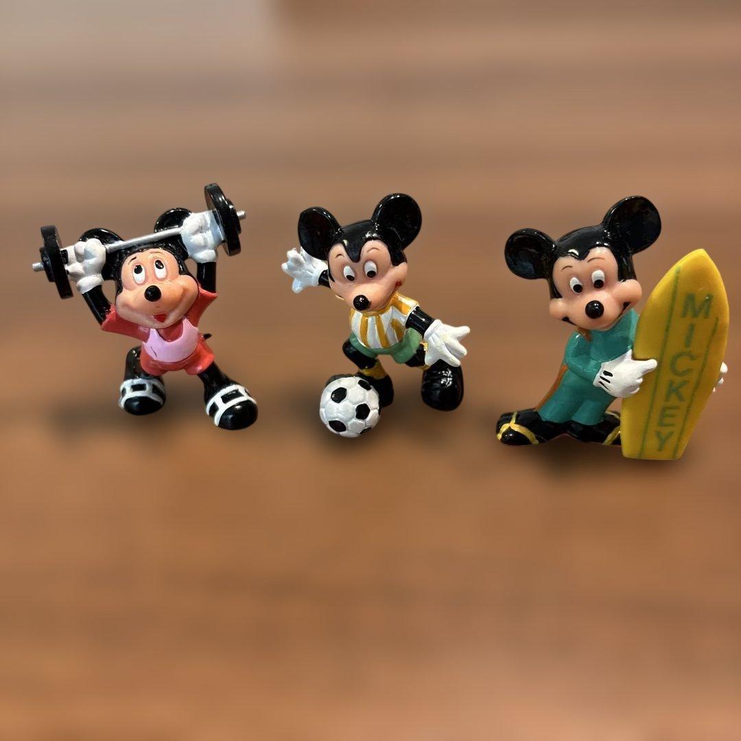 ディズニー　ランド　レトロ　ミッキーマウス スポーツ　フィギュア 10体セット