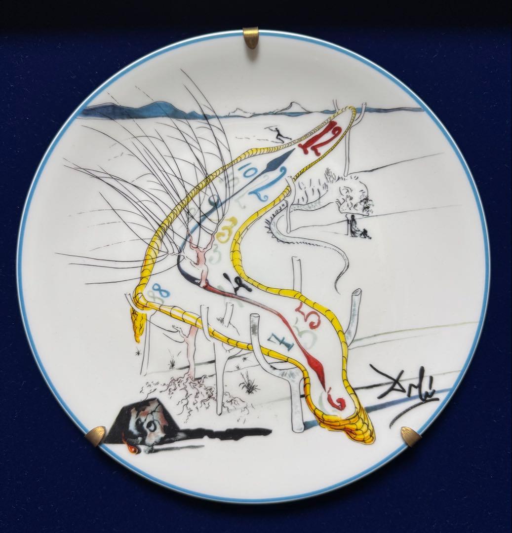 ダリ 記憶の固執 限定磁器プレート 額装 リモージュ