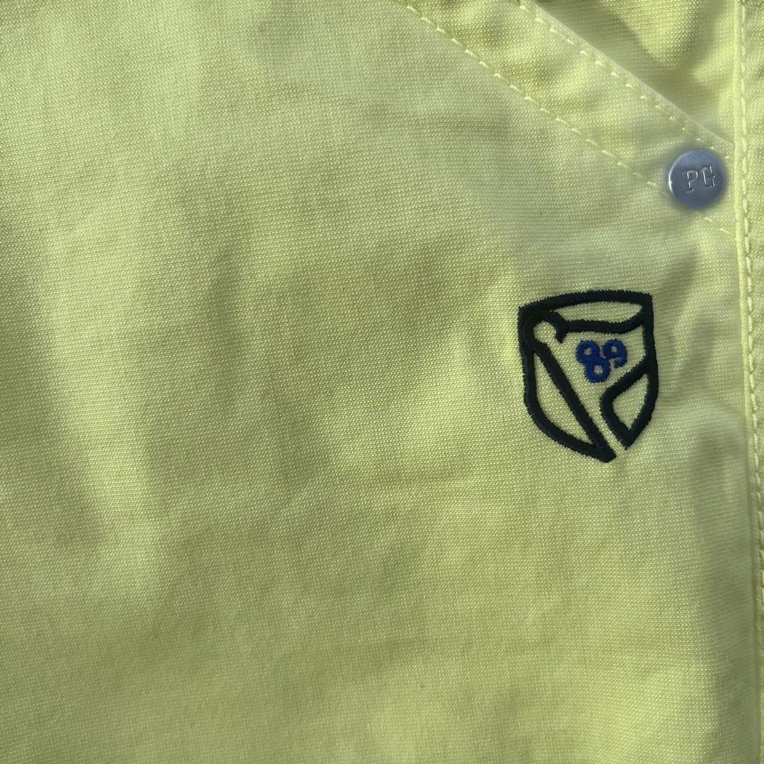 PG 刺繍ロゴ イエロー ゴルフパンツ　サイズ7