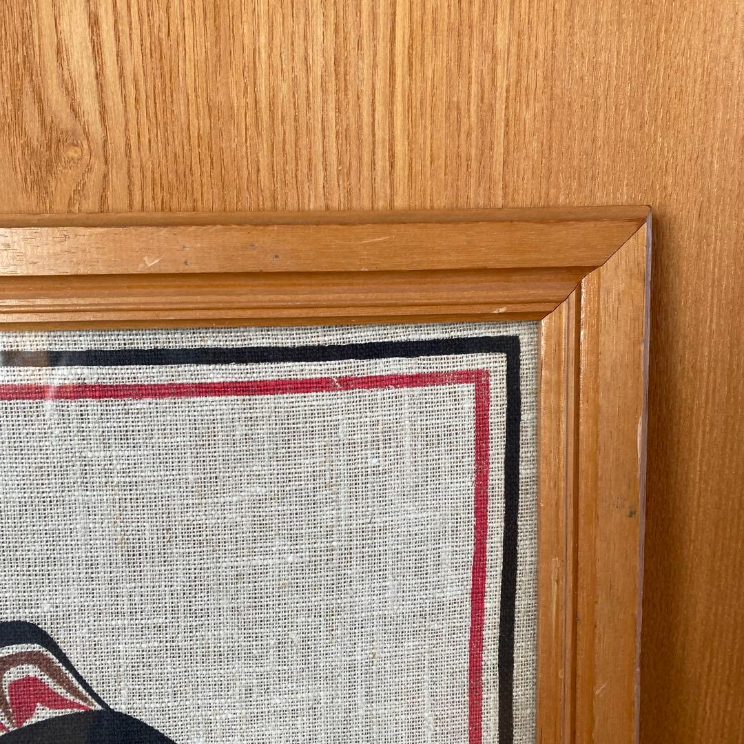 ワタリガラス　カナダ　アート　フレーム