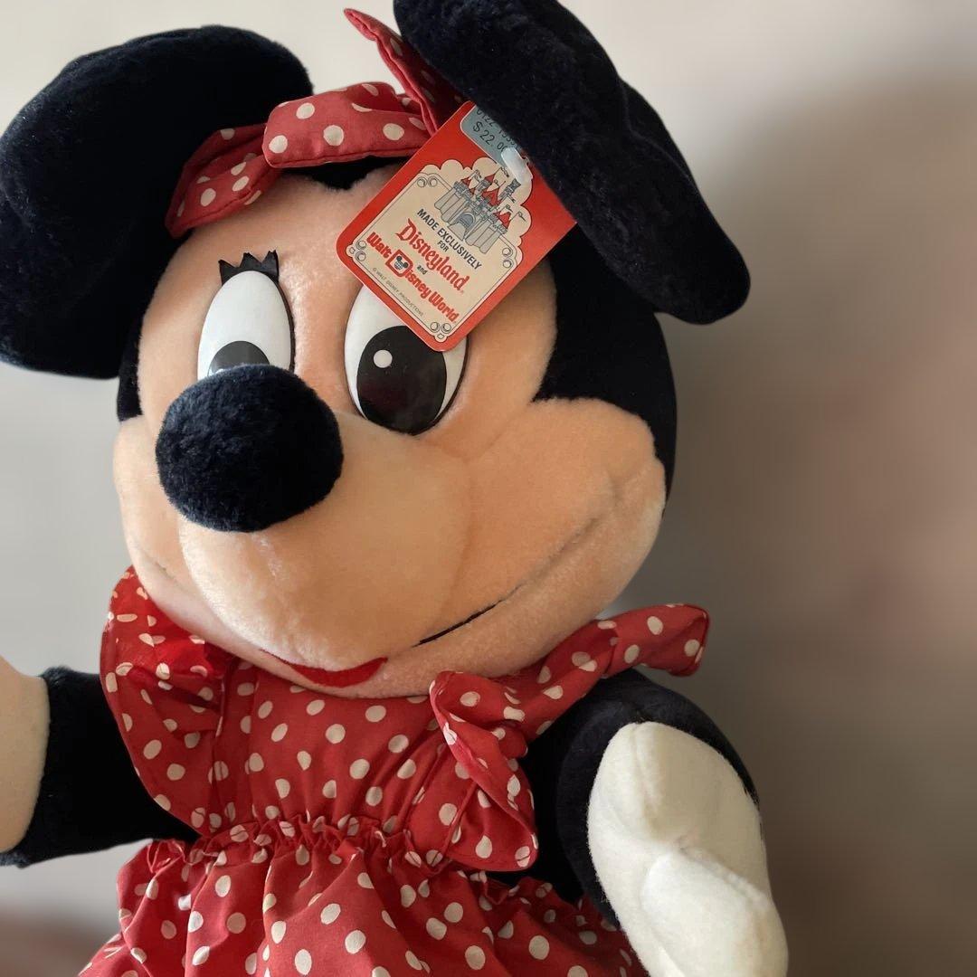 ミニーマウス　ぬいぐるみ　レトロ　アメリカ　約50㎝