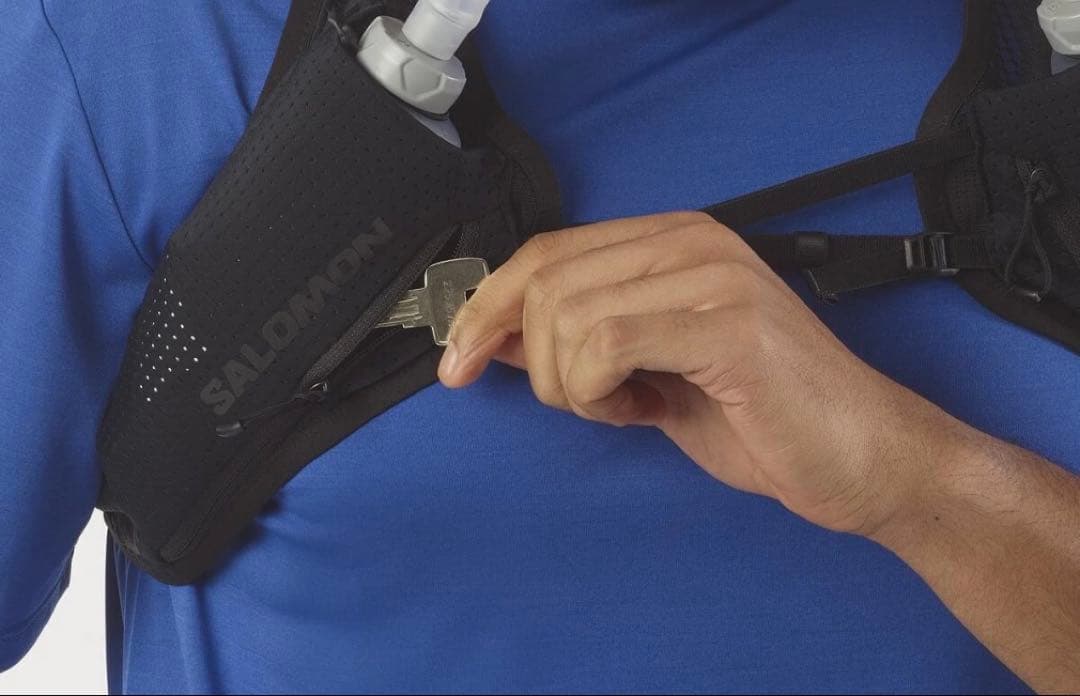 smart！　サロモン パルス2 ザック ランニングベスト フラスク付き