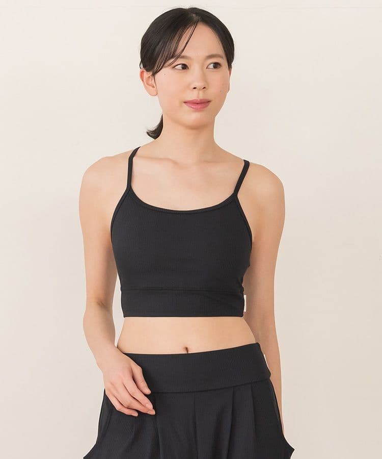 【SUKALA】リブヨギーニツイストトップスセット ブラック Mサイズ