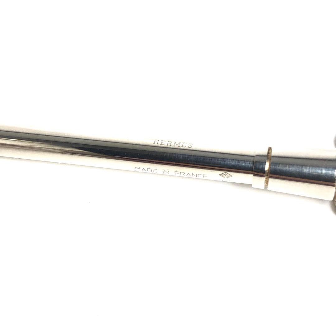 HERMES エルメス ボールペン アジェンダ用 チェーン付き シルバー925