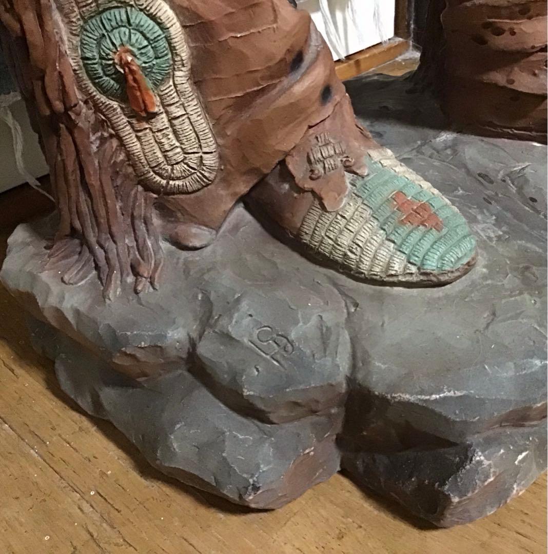 ネイティブアメリカン インディアン像