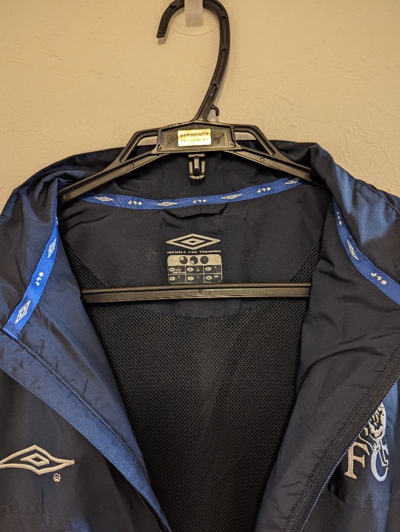 【UMBRO超希少ビンテージ】チェルシーオフィシャルウインドブレイカー2002年