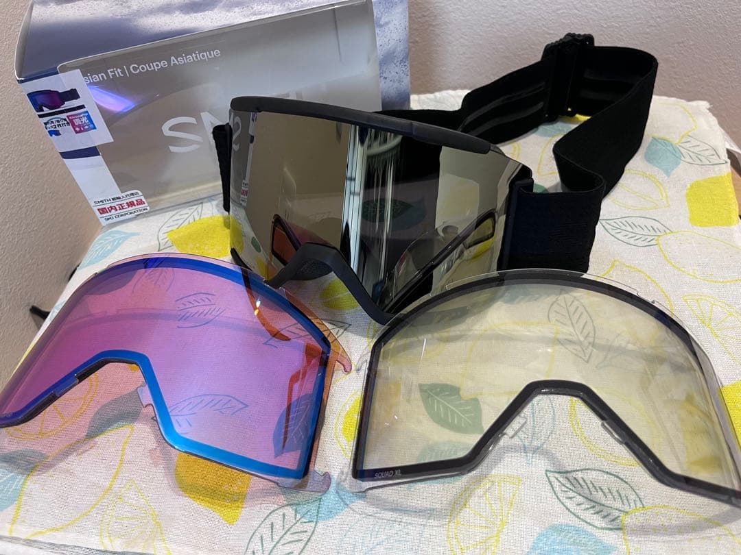 剣*ン様 SMITH Squad XL 美品　スペアレンズ2枚