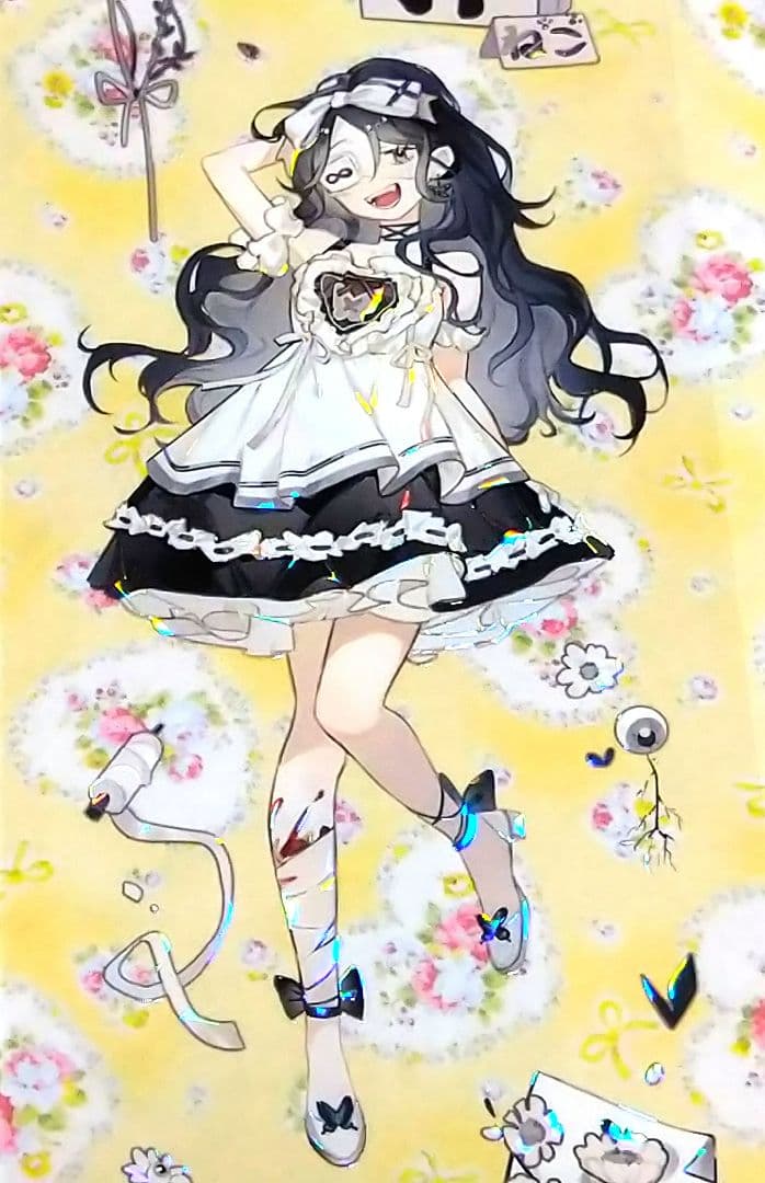 J967＃黑猫部落(贝壳光)迷雾切り売り海外人物マステ女の子