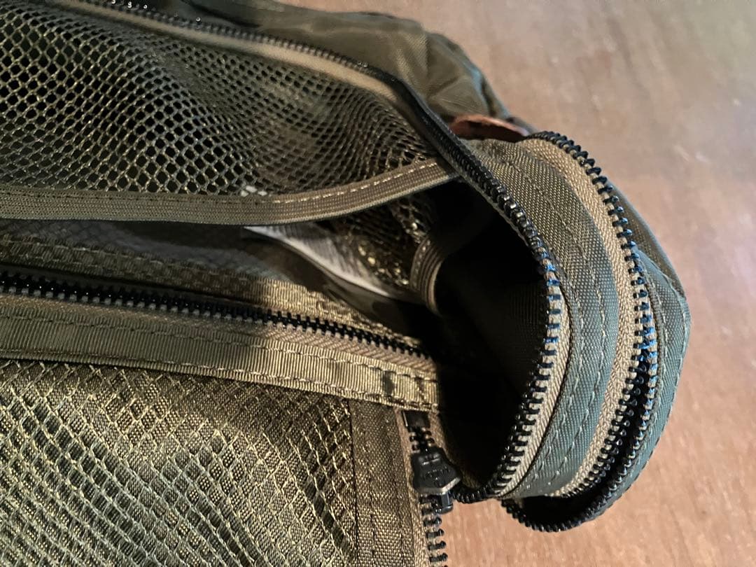 RRL グリーン ナイロンキャンバス トラベルポーチ　未使用品