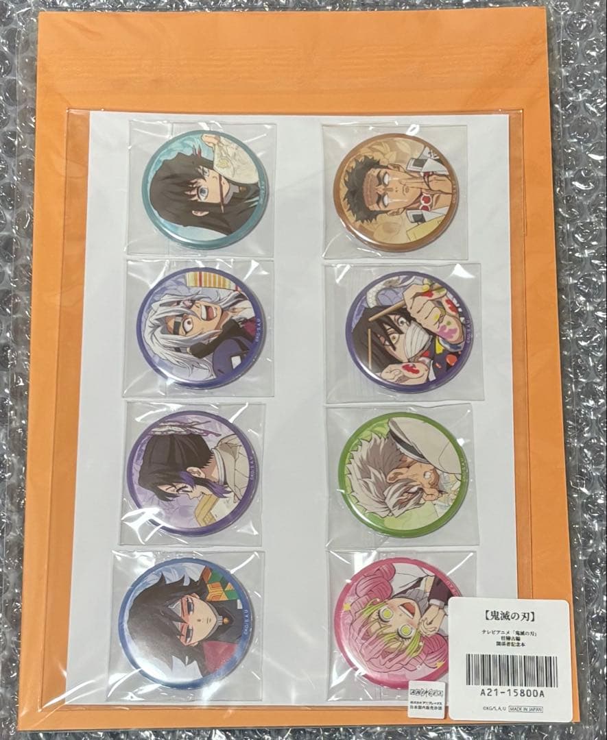 鬼滅の刃 柱稽古編　関係者記念本 缶バッジセット