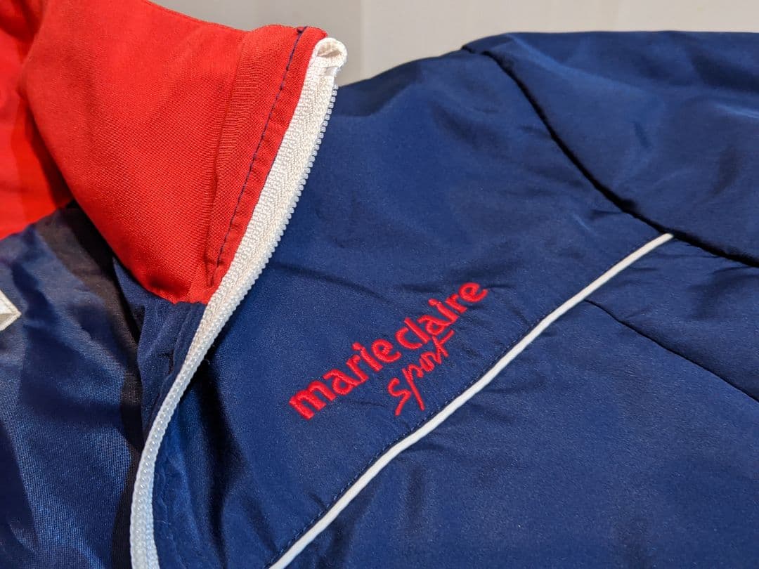 新品　マリクレール　スポーツ　ナイロン　中綿　ジップ　ジャケット　ゴルフ　ウェア