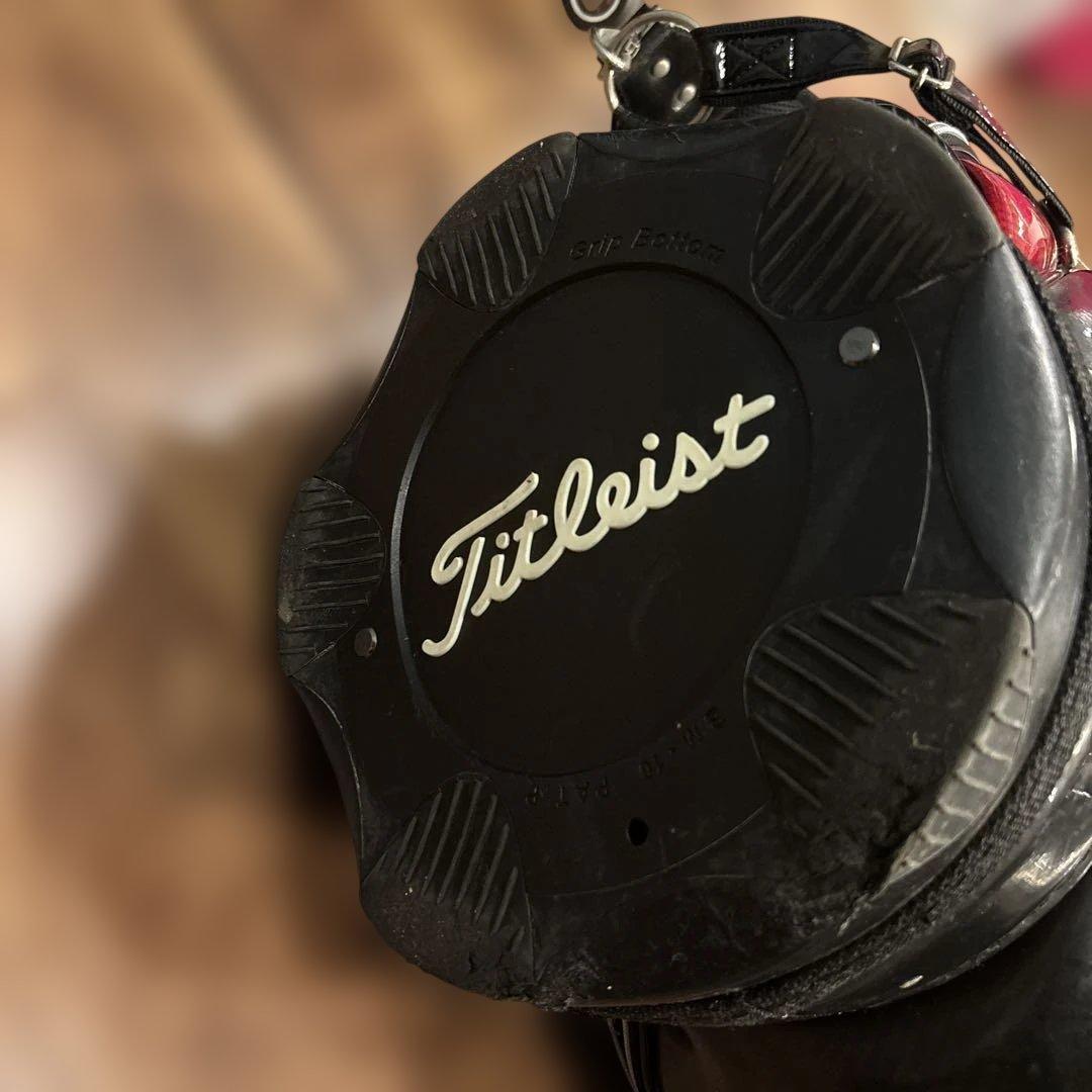 タイトリスト　ツアープロ仕様　エナメルキャディーバック　CB410