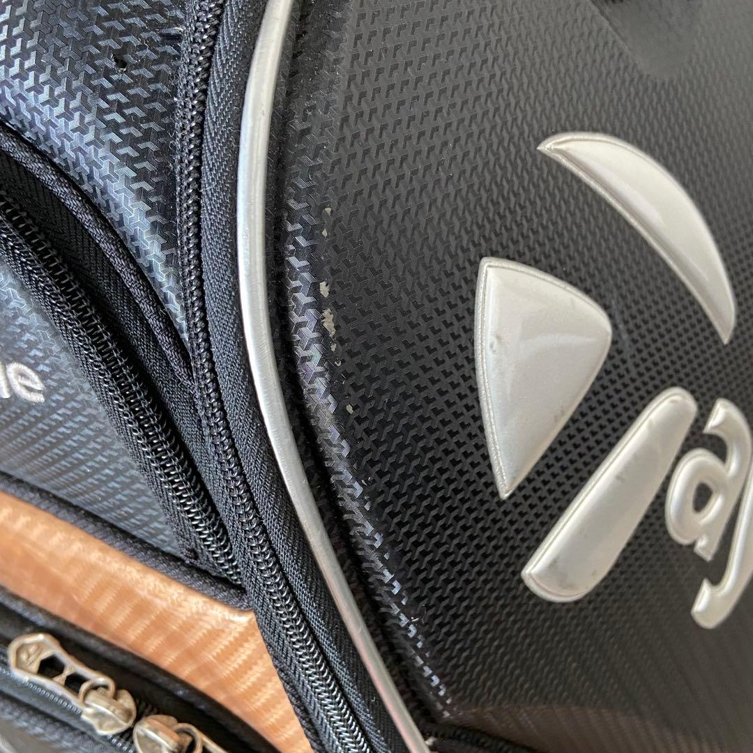 TaylorMade テーラーメイド キャディバッグ ブラック ブラウン