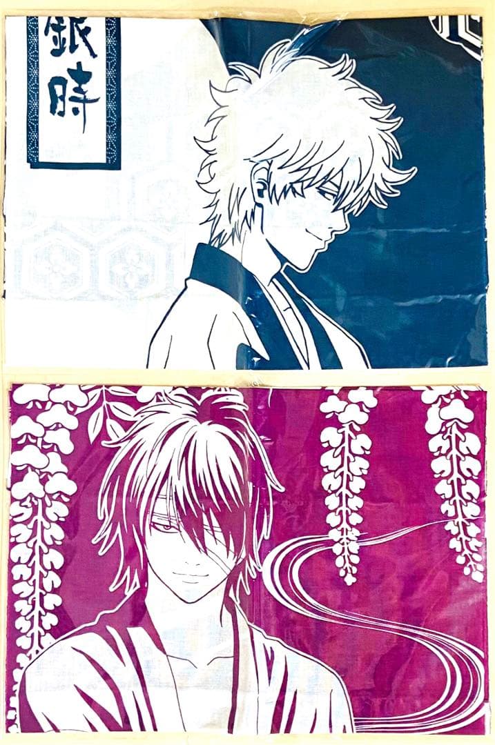 銀魂 布類セット タオルハンカチ 手ぬぐい トートバッグTシャツ銀時土方沖田高杉