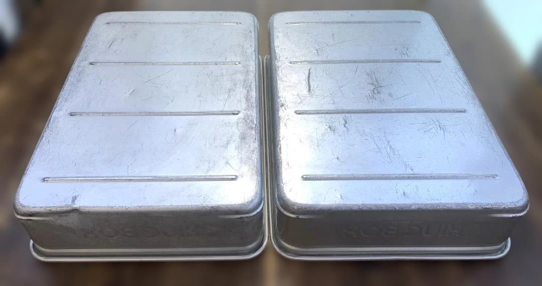 中尾アルミ キングボックス 蓋付き 4点セット 大110×2 大80×2