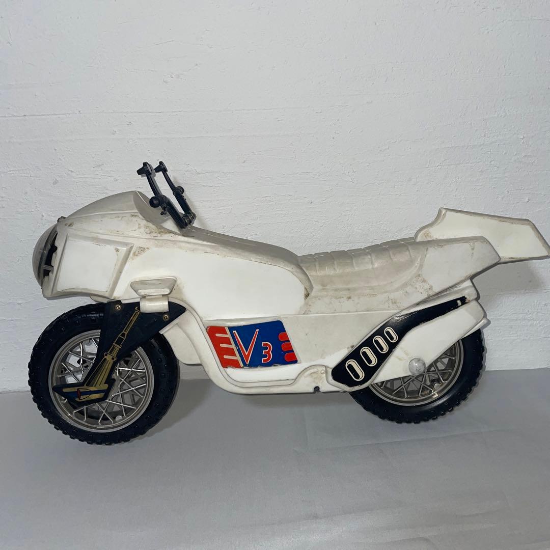 仮面ライダーV3 ハリケーン号　石森章太郎　大型ポリ製　ソフビ