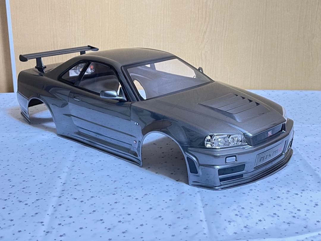 タミヤ 1/10 GT-R R34 ボディ