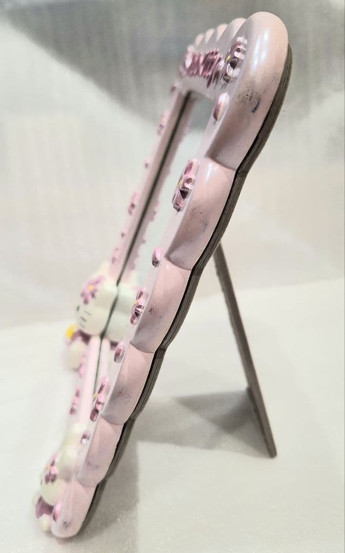 ハロー キティ 1999 桜 スタンド ミラー 卓上 鏡 平成レトロ 激レア