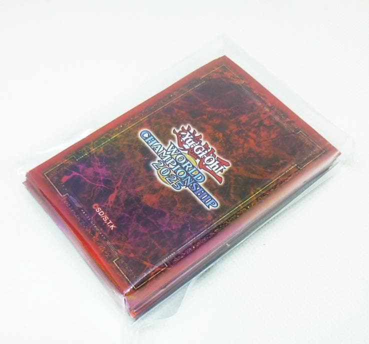 遊戯王 未使用45枚 WCS2025 赤 パリ スリーブ