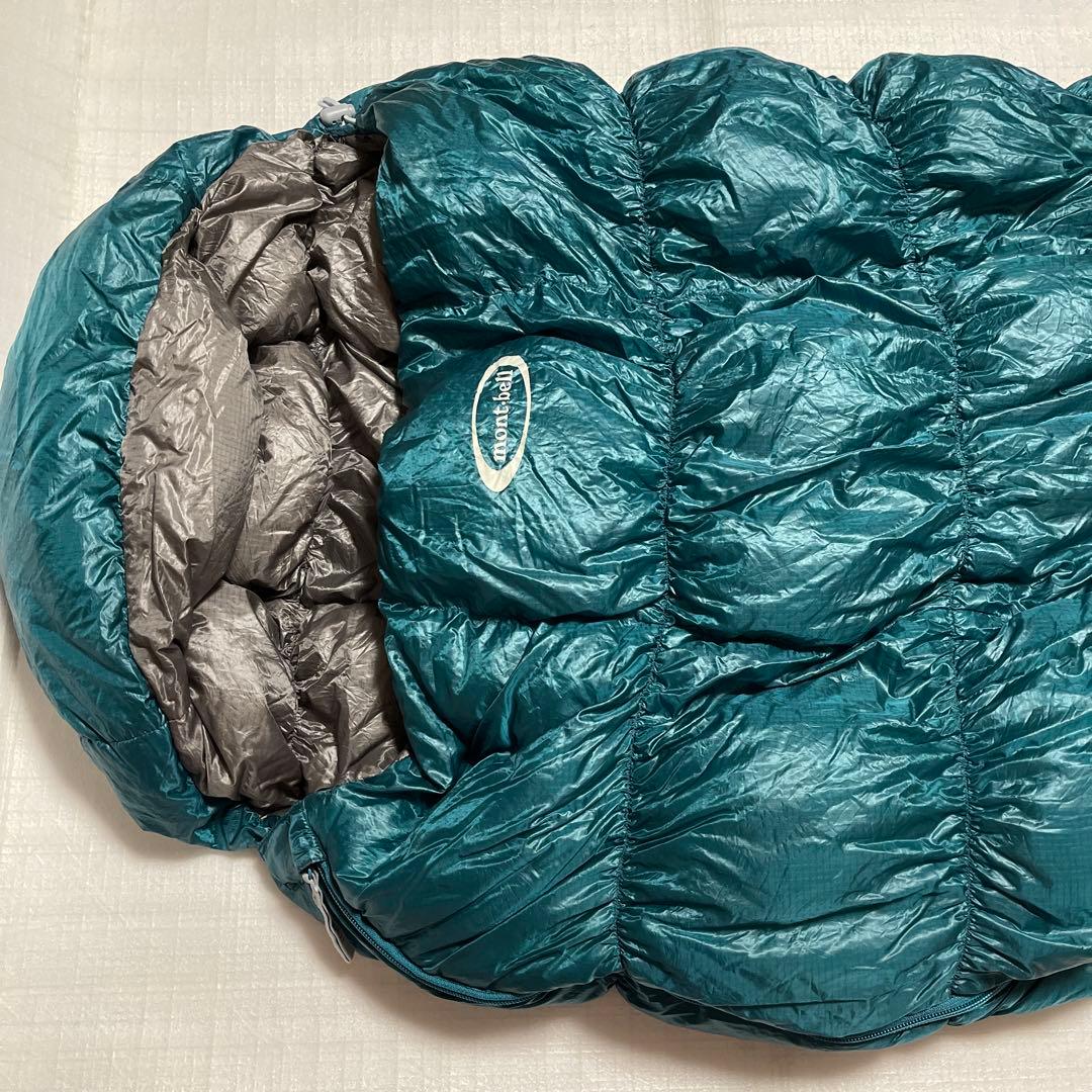モンベル　ULSSダウンハガー #3 ティール マミー型寝袋　800FP
