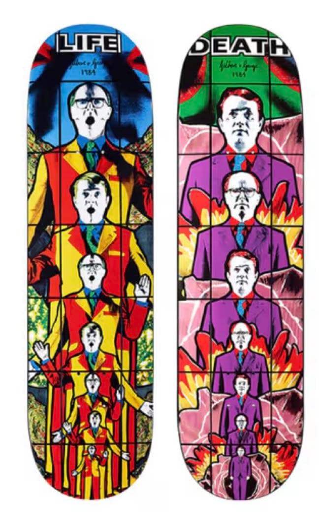 Gilbert & e/Supreme Skateboardバラ売可