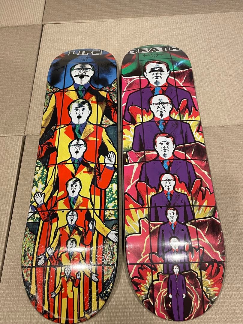 Gilbert & e/Supreme Skateboardバラ売可
