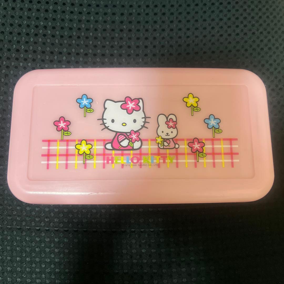 ★1998年★ キティ 小物入れ 収納ケース レトロ サンリオ
