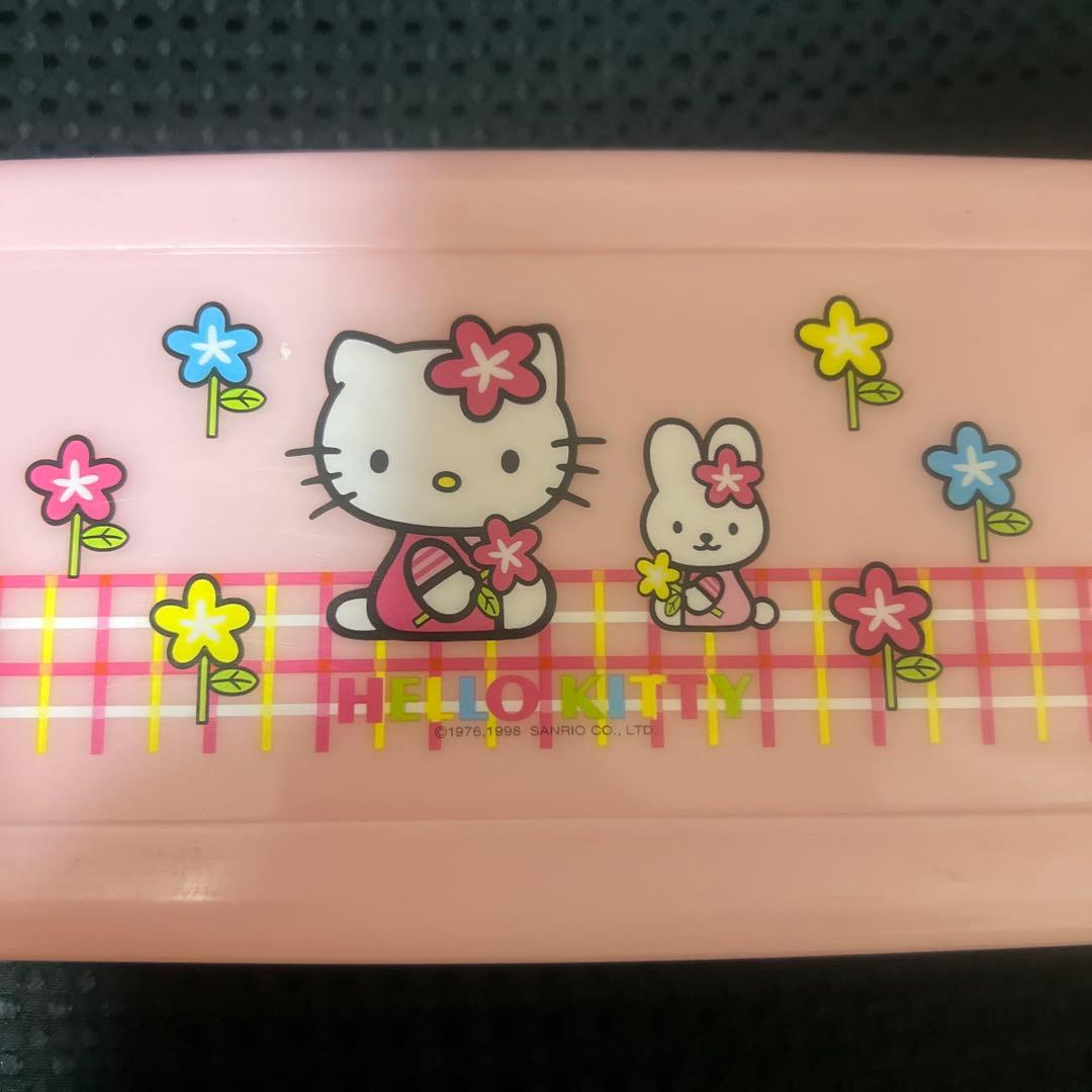 ★1998年★ キティ 小物入れ 収納ケース レトロ サンリオ