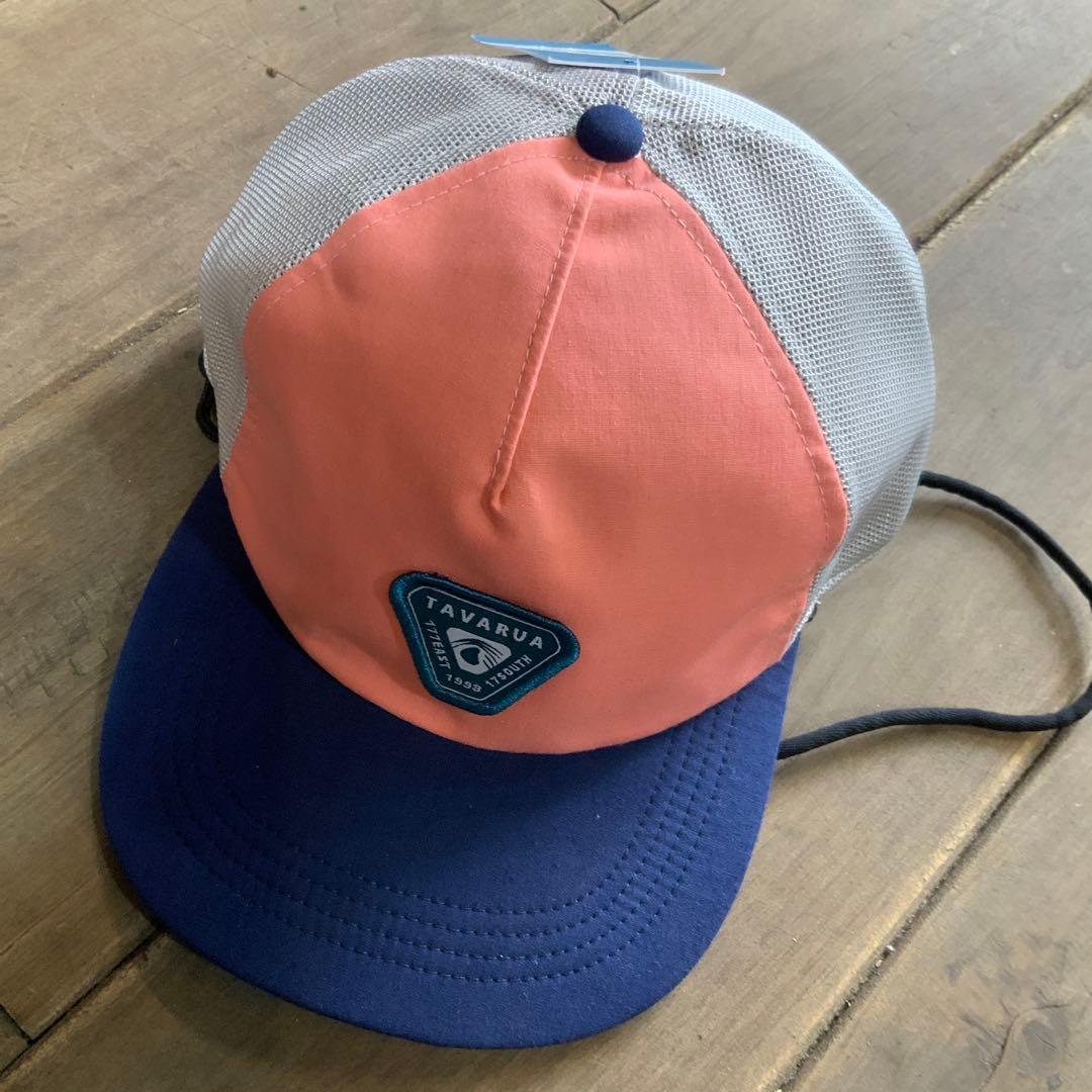 TAVARUA トラッカーキャップ ピンク・ネイビー