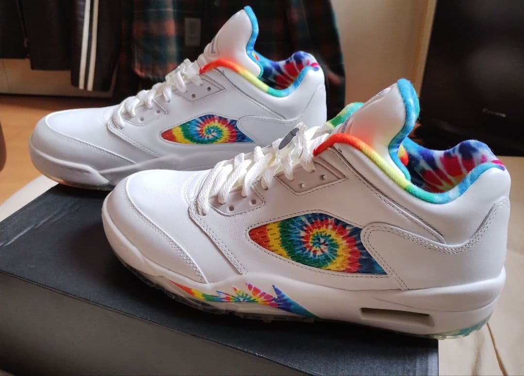 ナイキ エアジョーダン 5 ロー ゴルフ タイダイ 28cm 未使用