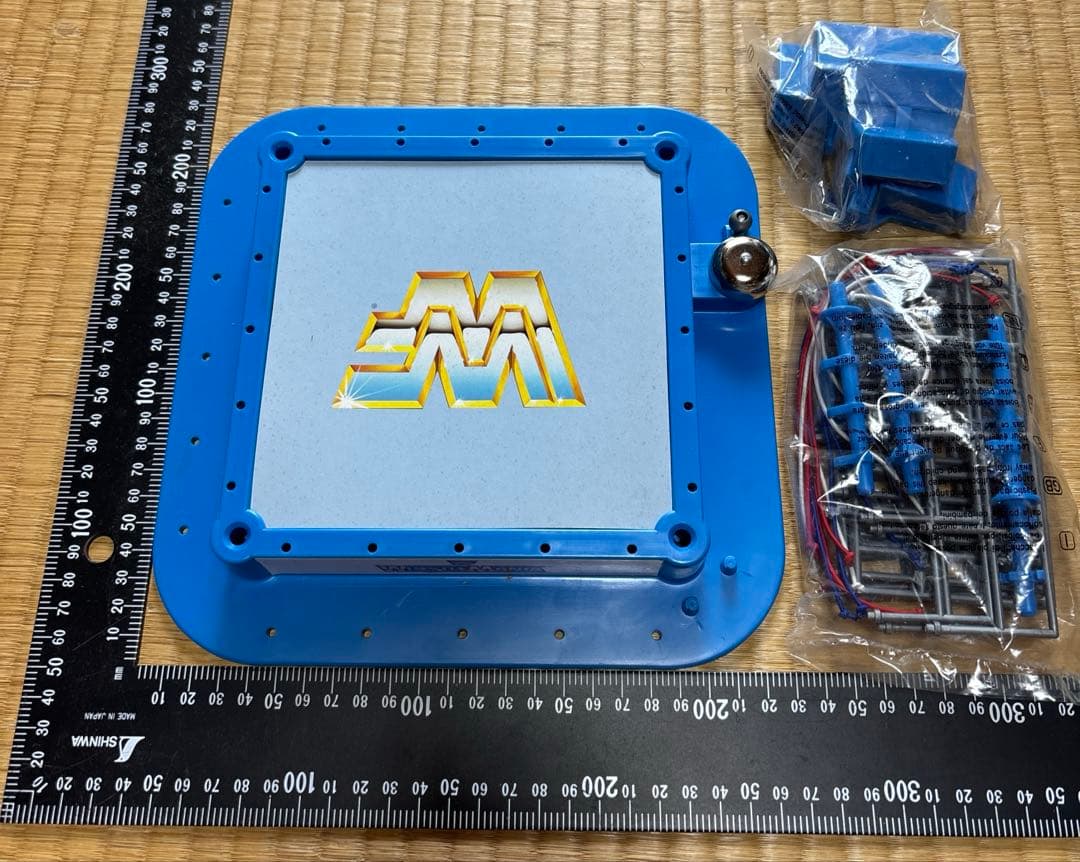 フィギュア用プロレスリング（ゴング付き）＋WWFレスラーフィギュア