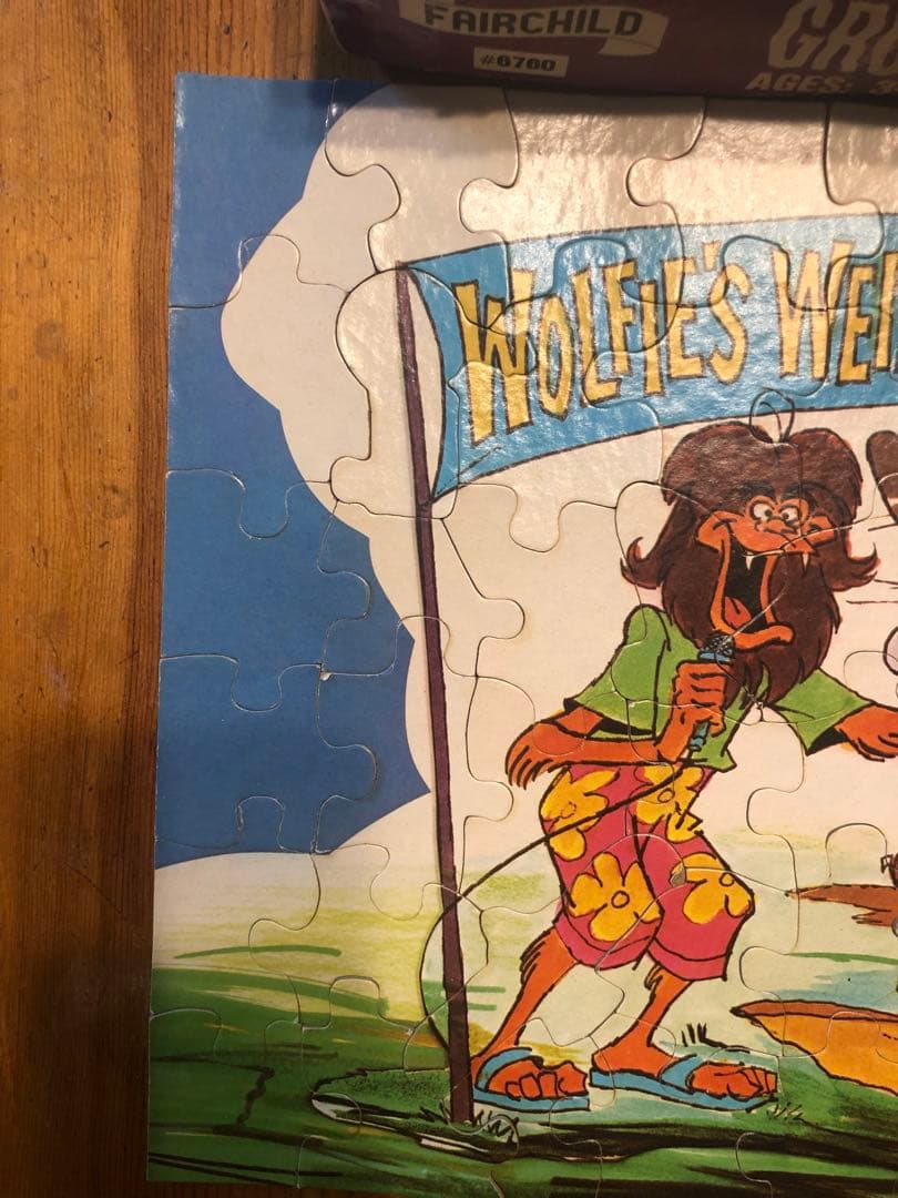 ホラー　モンスター　70s 幽霊城のドボチョン一家　ビンテージ　ジグゾーパズル