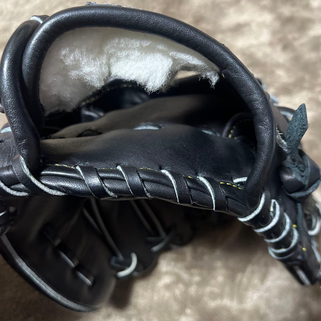 軟式　スラッガー　SR1 カスタム　黒×グレー　内野手用