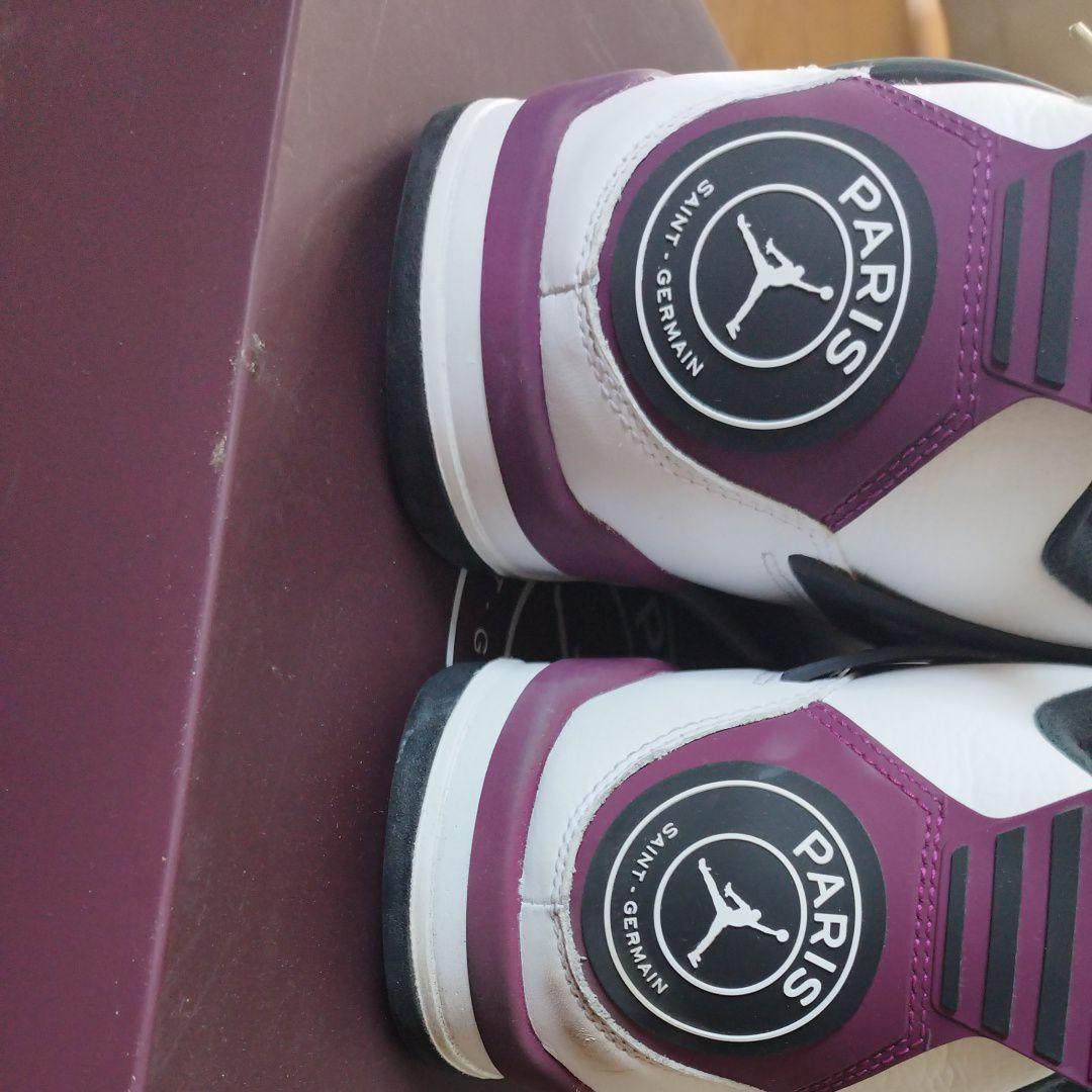 Air Jordan 4 PARIS ホワイト/バーガンディ パリサンジェルマン