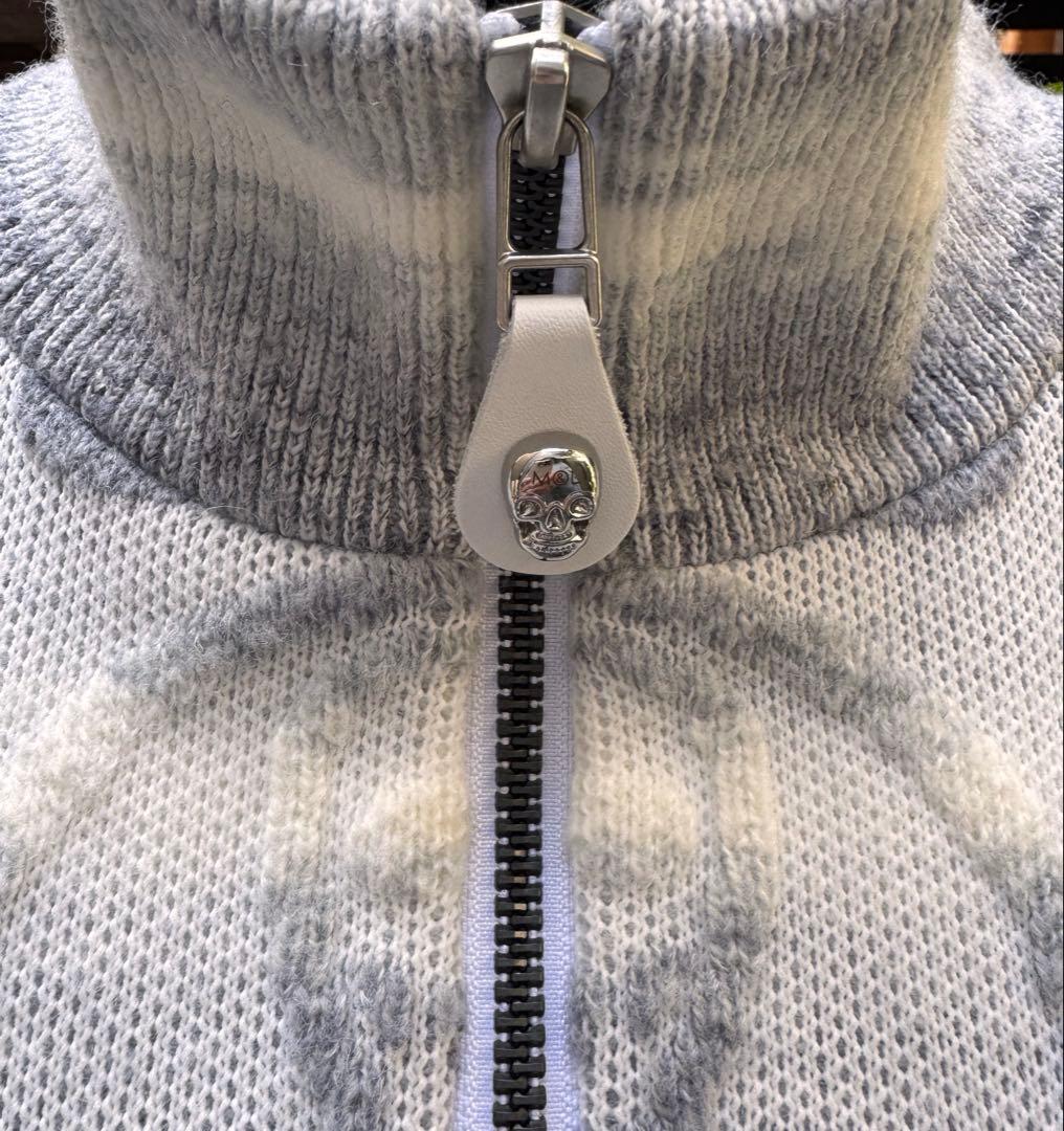 マークアンドロナ MARK&LONA ハーフジップ防風裏地ニットキムタク着用