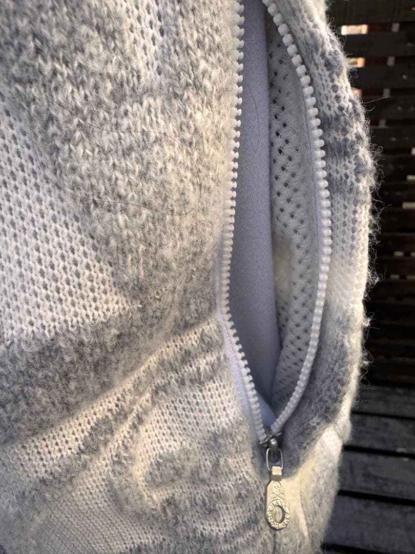 マークアンドロナ MARK&LONA ハーフジップ防風裏地ニットキムタク着用