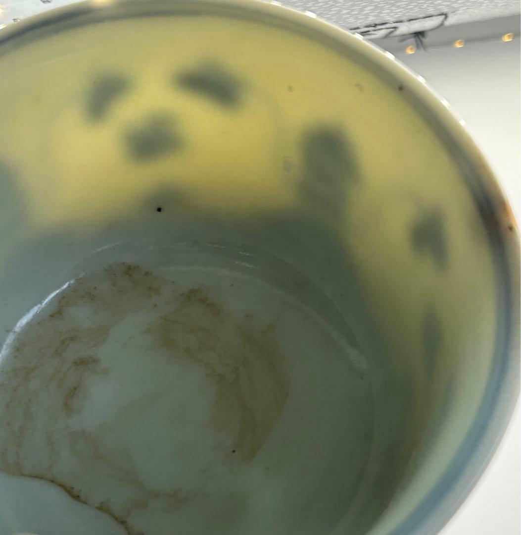 岐No3 染付　福寿紋深鉢　送料込み0503