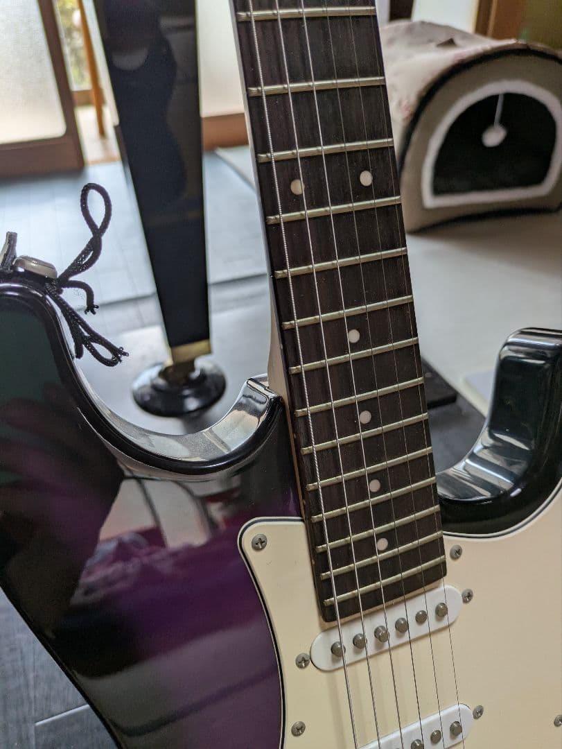 レイフィールド　Rayfield エレキギター パープル