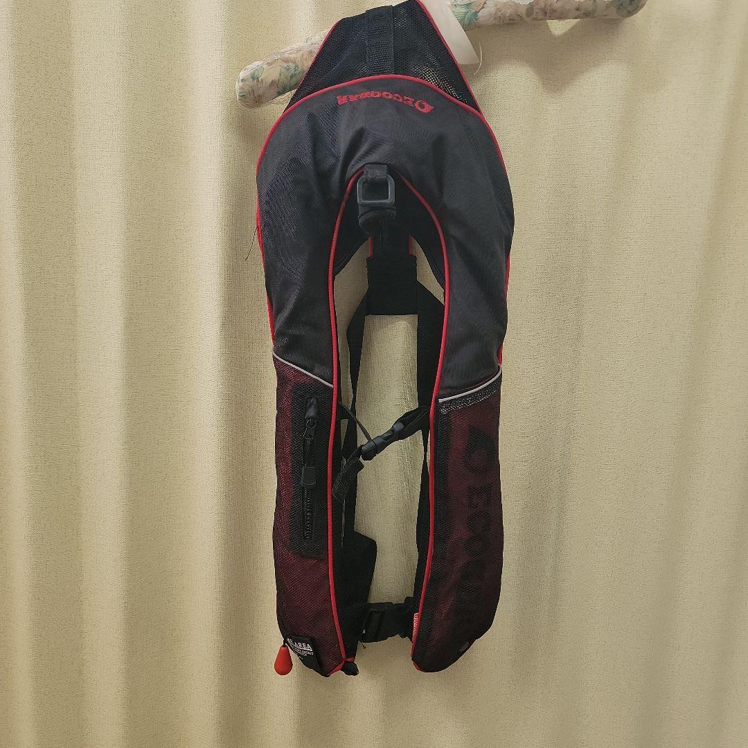 エコギア ライフジャケット メッシュ素材 フリーサイズ 自動膨張