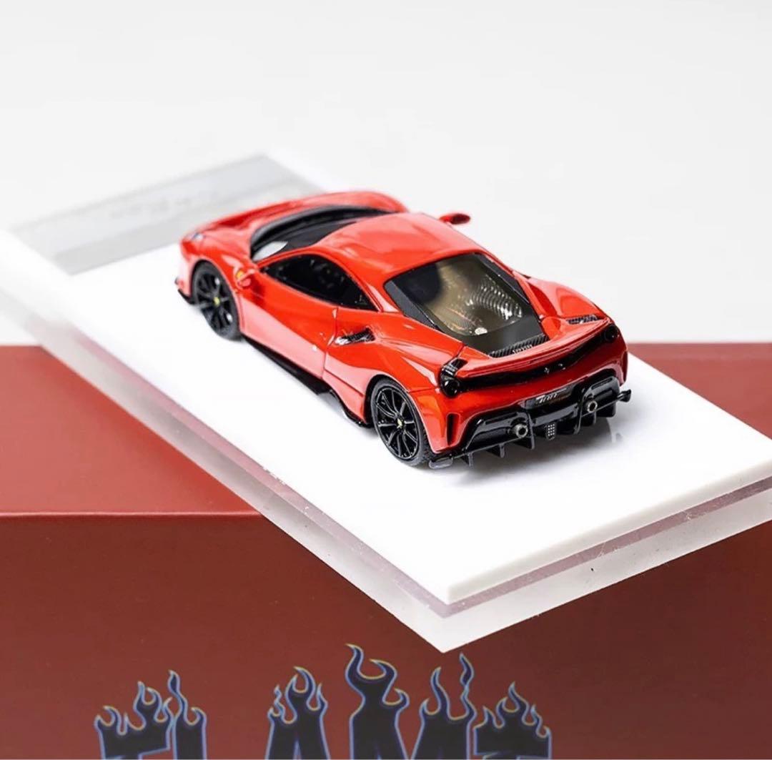 1/64 flame フェラーリ　488 pista ピスタ　赤