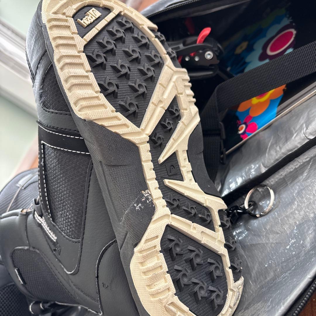 【美品】head スノーボードブーツ ブラック