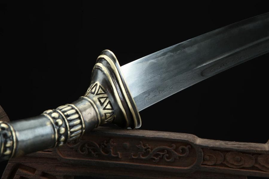 サメの皮の海竜刀 模造刀 居合刀 武士道 武具 漢剣 唐刀 龍泉剣 手鍛造打